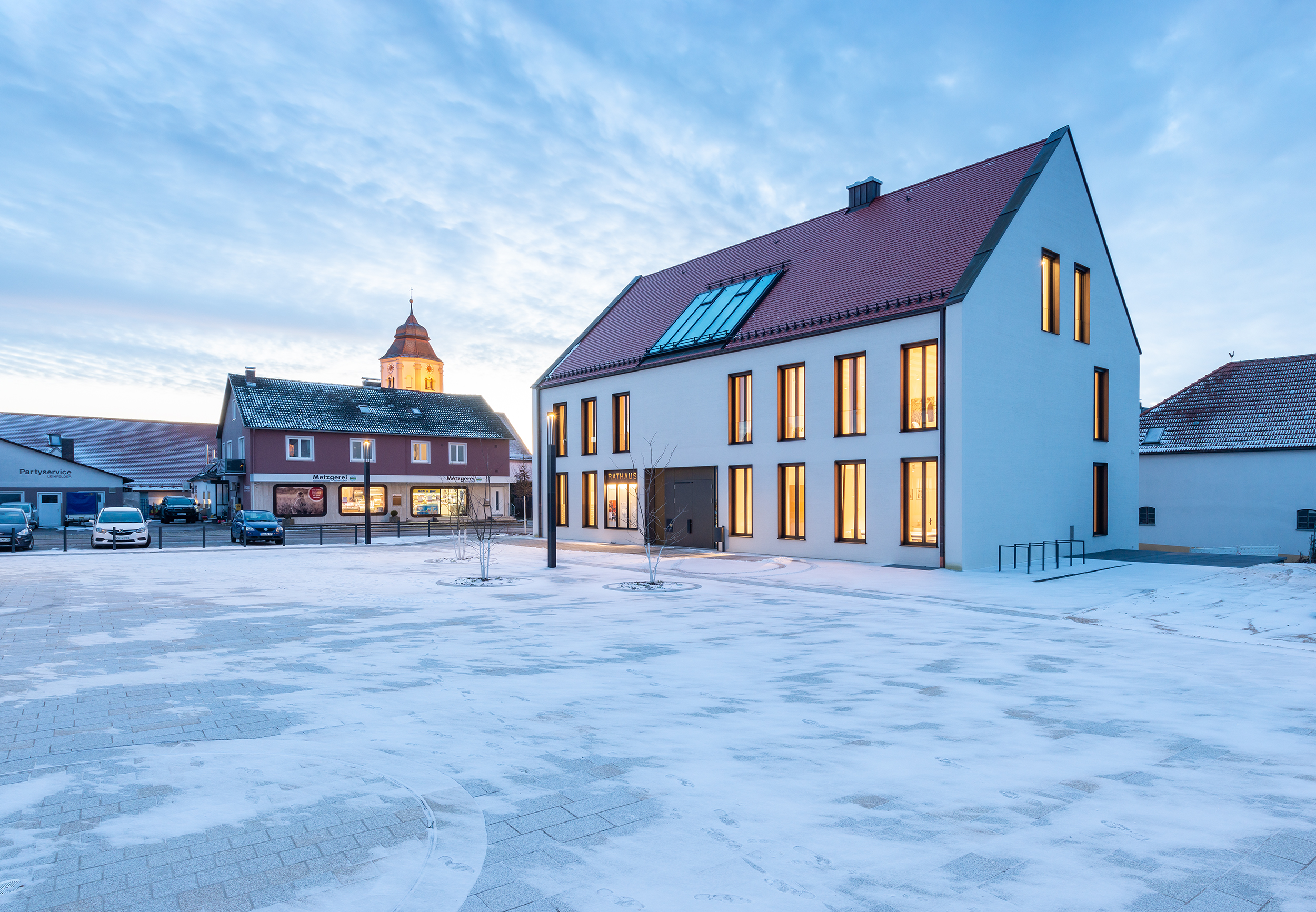 Rathaus Buchdorf Ansicht aussen